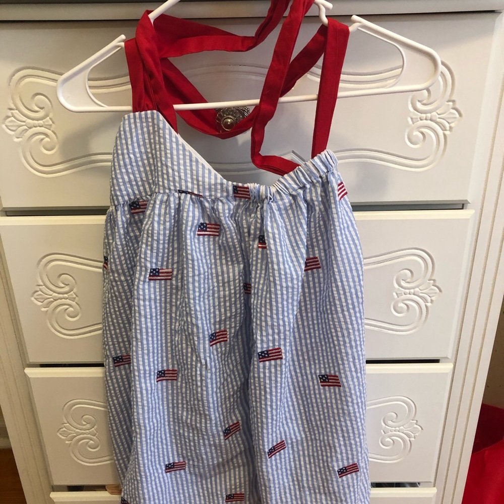 Dress with flags